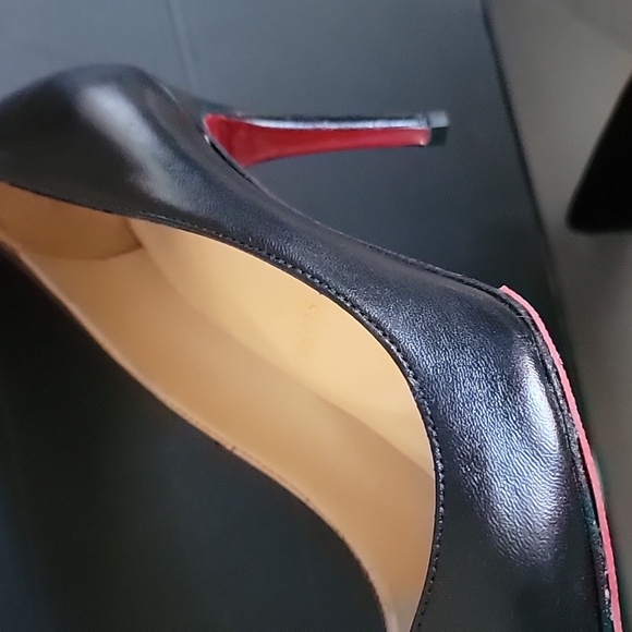 Christian Louboutin Black Kid Leather So Kate Sz 38 - Picture 16 of 16